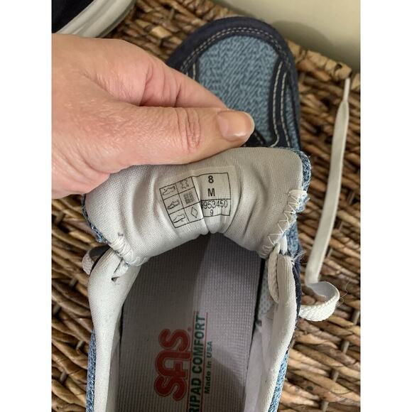 SAS Women's Tour Mesh Blue Marine Sneakers - Pristine Excellent 8M - Picture 8 of 8